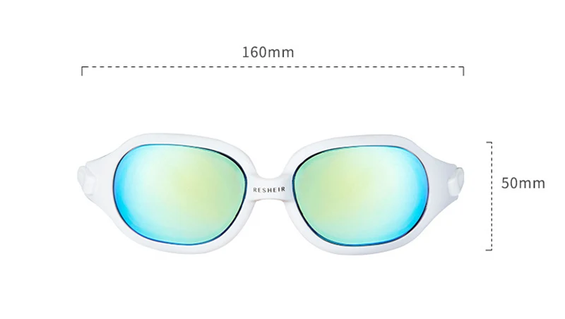 Lunettes de natation antibuée pour une vision claire et ininterrompue. Profitez de chaque longueur de bassin avec confort et une vision parfaite.