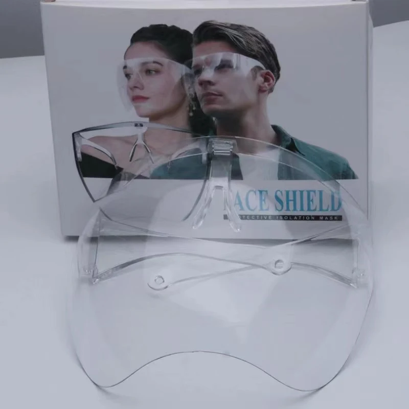 Anti-fog and anti-splash mask with transparent protective glasses for full face protection. A cross-border, explosion-pr