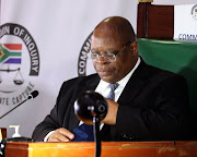 Deputy chief justice Raymond Zondo is shown during the commission of inquiry into state capture in Braamfontein, Johannesburg. File photo.