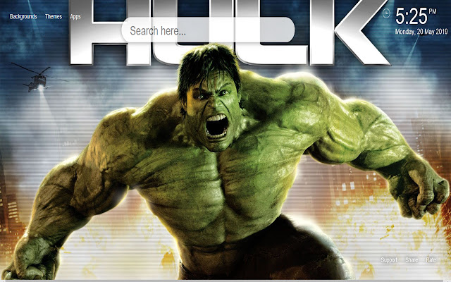 The Hulk HD Wallpaper New Tab