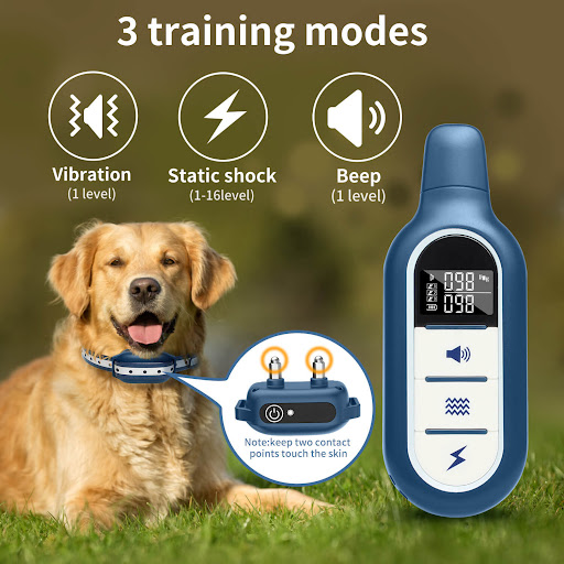 Title 1, Remote Control Dog Trainer with Vibration and S...