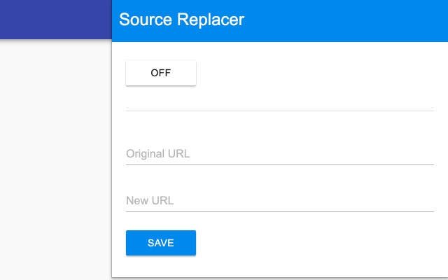 Source Replacer chrome extension