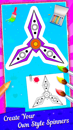 Screenshot Fidget Spinner Coloring Book