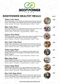 Body Power Cafe menu 2