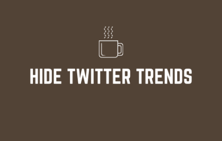 Hide Twitter Trends Preview image 0