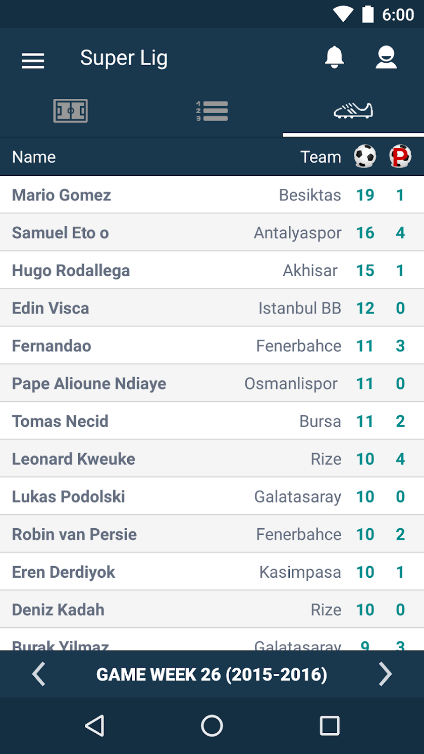 Turkey Football League Screen 3
