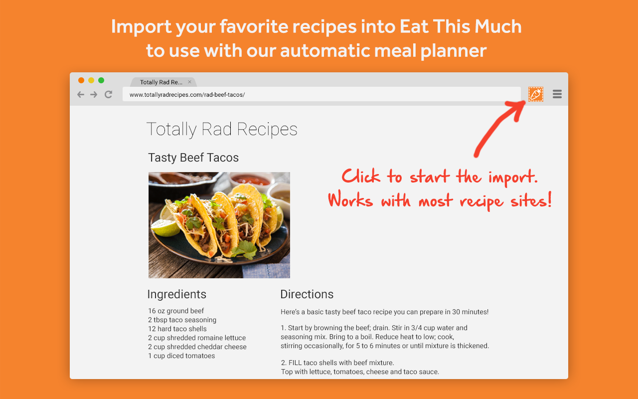 Eat This Much Recipe Clipper Preview image 3