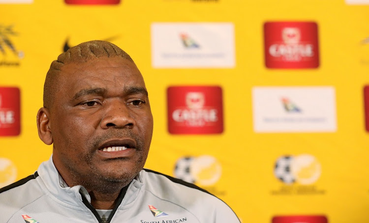 Molefi Ntseki, coach of South Africa during the 2019 International Friendly South Africa Press Conference at the Crown Plaza Hotel, Rosebank on the 02 September 2019.