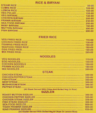 Honey Honey Bar & Restaurant menu 3