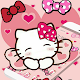 Download Pink Nifty Kitty Bowknot Theme For PC Windows and Mac