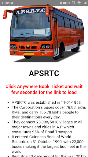 APSRTC Online Ticket Booking