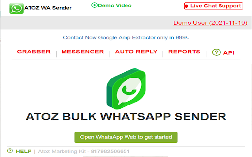 ATOZ WhatsApp Sender