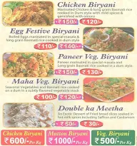 Nawab Express menu 1