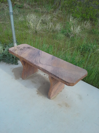 North Stone Flower Bench