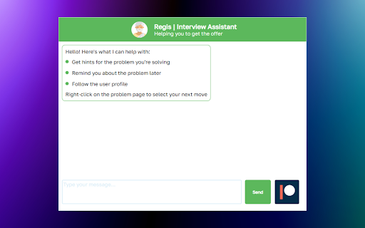 Regis AI: Coding Interviews Assistant
