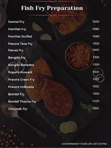 Fish Curry Rice Canteen menu 