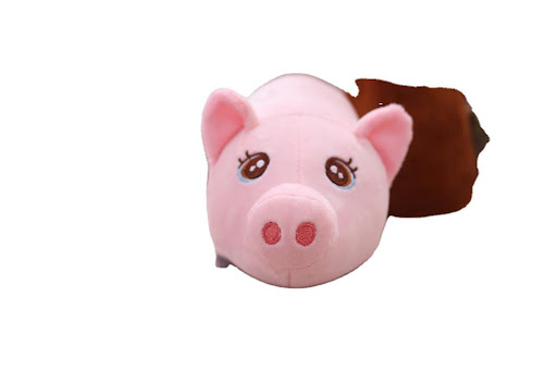 Title 2, Little pig plush pillow for cuddling and sleepi...