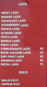 New Lassi Park menu 2