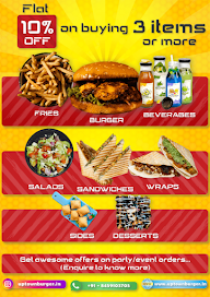 Uptown Burger menu 1