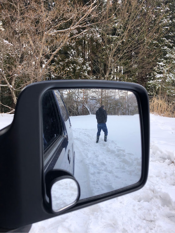 ジムニーの雪中ツーリング・癒し系林道愛好廻・沖ノ山・スノアタ・鳥取県に関するカスタム事例の投稿画像5枚目