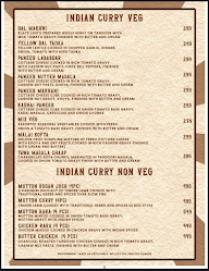 Delhi Fuel Station - Your Everyday Bar menu 1