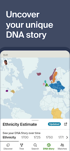 Screenshot Ancestry: Family History & DNA