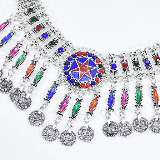 Title 5, Womens Fashion Tassel Necklace Three-piece Sui...