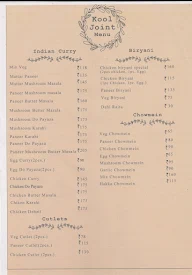 Kool Joint menu 1