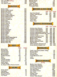 Biryani And More menu 8