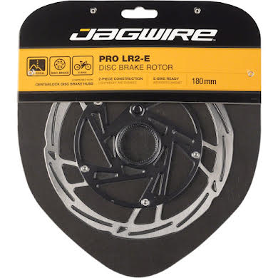 Jagwire Pro LR2-E Ebike Disc Brake Rotor with Magnet - 180mm, Center Lock