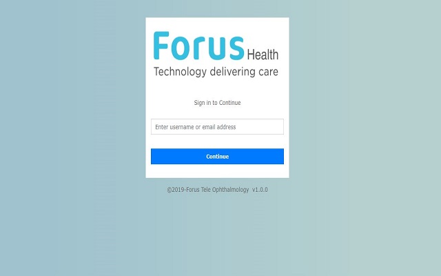 Forus Tele Ophthalmology Solution chrome extension