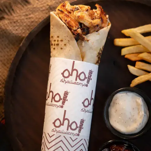 Chicken Overloaded Shawarma (No Veggies)