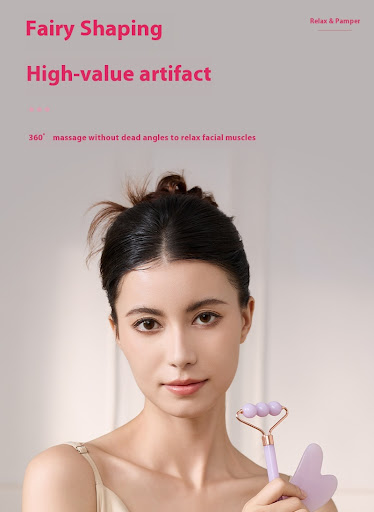 Title 2, Facial Eye Scraping Massage Jade Roller