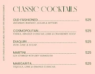 Aviary - Cocktail Nest menu 1