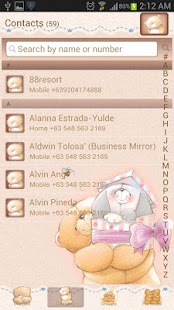 Bears in Love Go Contacts EX apk