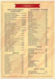 Tannu Dhaba menu 2