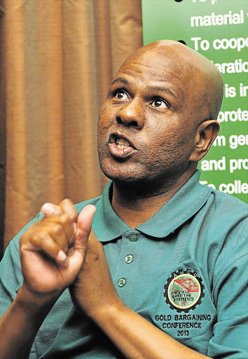 CHARISMATIC: Amcu president Joseph Mathunjwa. PICTURE: Robert Tshabalala