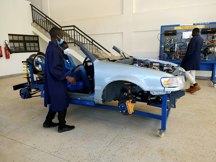 A mechanical workshop at Tseikuru TTI