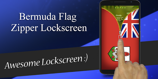 免費下載個人化APP|Bermuda Flag Zipper Lockscreen app開箱文|APP開箱王