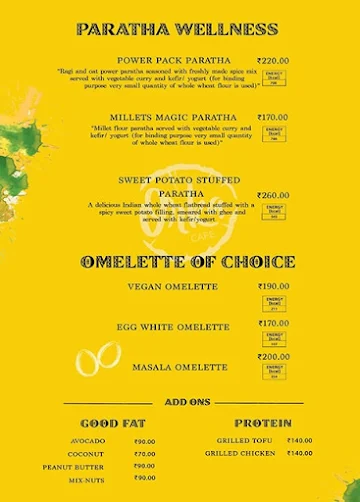 Orka Cafe menu 