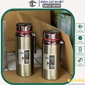 Bình Giữ Nhiệt Dung Tích 1200Ml - Inox 304 Cao Cấp - Nắp Titan - Hàng Cao Cấp Sang Trọng