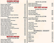 Aromas Of Biryani menu 4