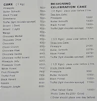 Prince Bakery menu 4