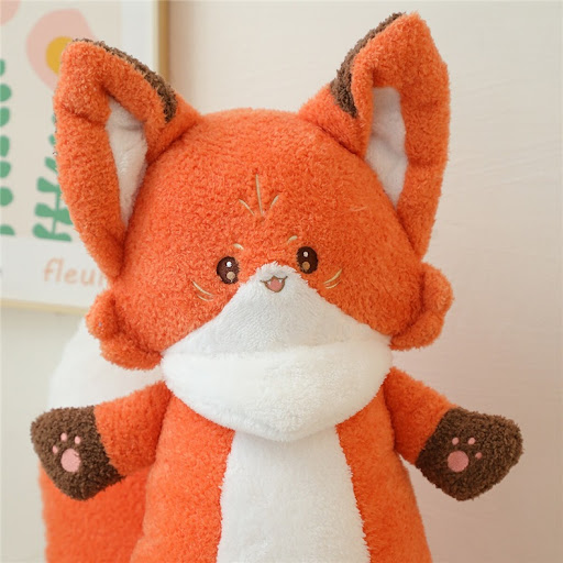 Title 8, Fox Long Pillow Bed Sleeping Leg-supporting Dol...
