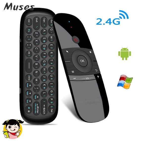 Bàn Phím Mini W1 2.4G Không Dây Cho Smart Android Tv Box Pc