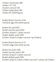 Bhai's Kitchen menu 1