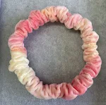 Orange tie dyeing