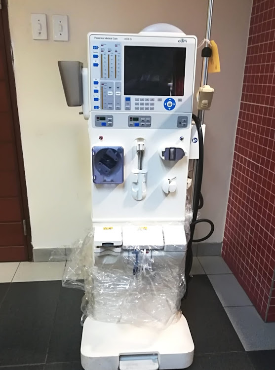 The recovered dialysis machine allegedly stolen from a Chatsworth hospital.