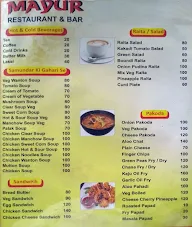 Mayur Garden Restaurant & Bar menu 6