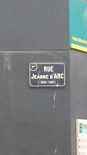 Hommage à Jeanne d'Arc